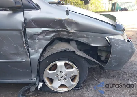 2001 Honda Odyssey Ex из США, поврежденный, VIN 2HKRL18681H612447